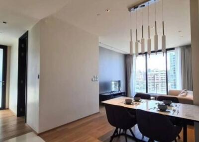 Modern living and dining area with natural light