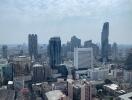 City skyline view from high-rise building