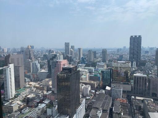 Panoramic view of a cityscape from a high vantage point