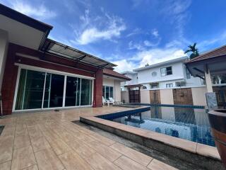 Outdoor patio with pool