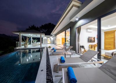 Luxury 3 bedroom pool villa in Chaweng