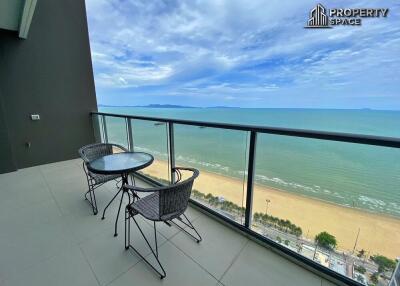 Direct Sea View 1 Bedroom In Aeras Beachfront Condo Jomtien For Rent