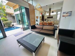 Private Pool Villa with 4 Bedrooms in Choeng Thale For Rent