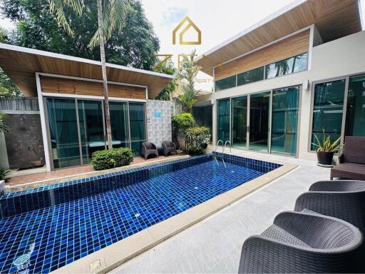 Private Pool Villa with 4 Bedrooms in Choeng Thale For Rent