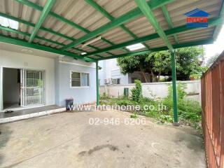 Carport and exterior area of a residential property