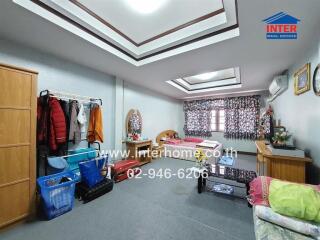 Spacious bedroom with modern amenities