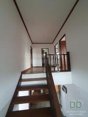 Staircase leading to the upper floor