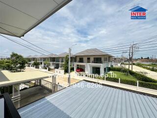 View of residential neighborhood from a balcony