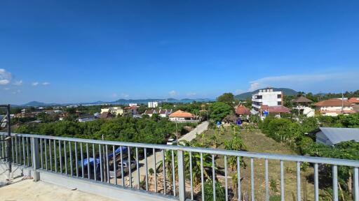 Spacious balcony with a stunning view