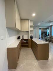 Modern kitchen with ample storage and island