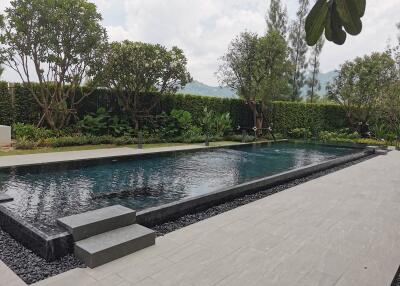 Swimming pool and landscaped garden