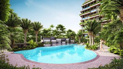 Beautiful new 2 bedroom Condo in Pratamnak