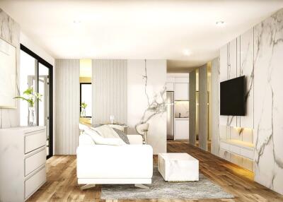 Brand new 1 bedroom in modern style for sale