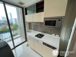 1-BR Condo at The Room Sukhumvit 62 near BTS Punnawithi