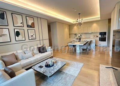 2 Bedrooms fully furnished condo at Baan Sindhorn for rent - Langsuan