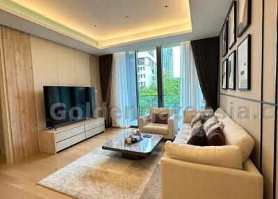 2 Bedrooms fully furnished condo at Baan Sindhorn for rent - Langsuan