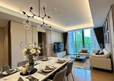 2 Bedrooms fully furnished condo at Baan Sindhorn for rent - Langsuan