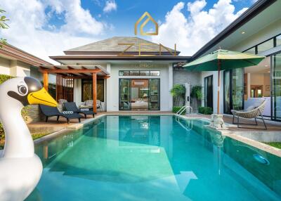 New Modern 3 Bedroom Pool Villa in Bang Tao for Rent