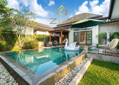 New Modern 3 Bedroom Pool Villa in Bang Tao for Rent