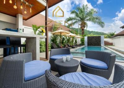 Amazing 5 Bedroom Modern Style Pool Villa in Rawai for Rent