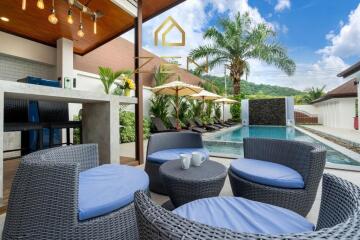 Amazing 5 Bedroom Modern Style Pool Villa in Rawai for Rent