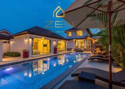 Amazing 5 Bedroom Modern Style Pool Villa in Rawai for Rent