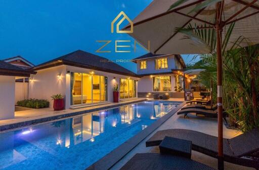 Amazing 5 Bedroom Modern Style Pool Villa in Rawai for Rent