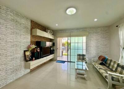 Modern living room with a contemporary design and natural light