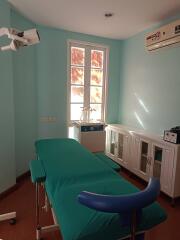 Medical examination room with medical equipment