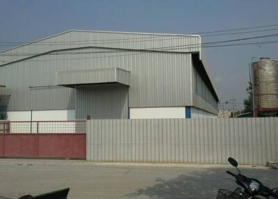 Exterior view of a commercial warehouse building