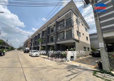 street view of a modern residential building