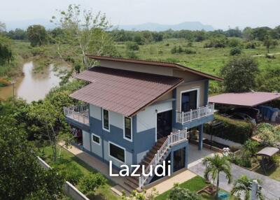 ขายบ้าน 2 ห้องนอนวิวภูเขา 180° พร้อมที่ดิน 4 ไร่