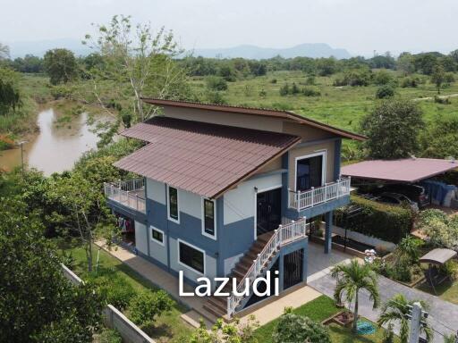 ขายบ้าน 2 ห้องนอนวิวภูเขา 180° พร้อมที่ดิน 4 ไร่