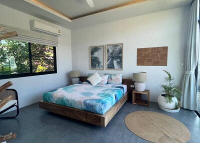 Charming Boho Style 4 Bed Pool Villa in Maenam
