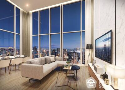 2-BR Penthouse at Cloud Residences – Skv23 near MRT Sukhumvit