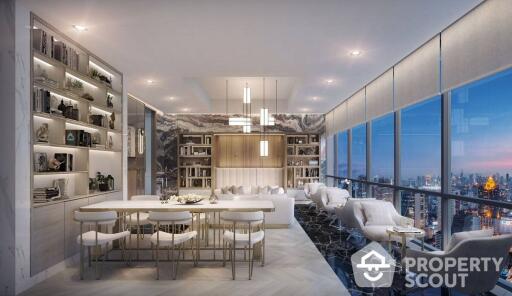 2-BR Penthouse at Cloud Residences – Skv23 near MRT Sukhumvit