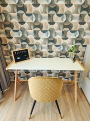 Stylish home office setup with modern decor