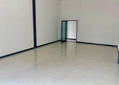 Empty room with glass door