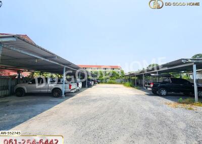 Outdoor covered parking area