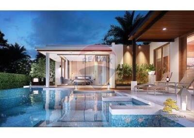 Luxurious pool villas near Ao nang beach
