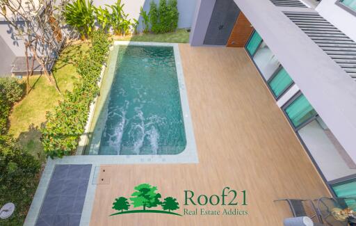 For Rent Pool villa 3beds 4 baths Located at Huai Yai