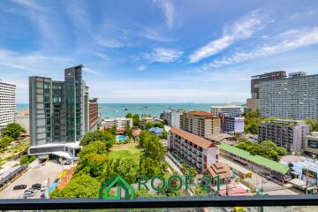 For rent! Sea view 2beds 1bath unit at The Edge Central Pattaya