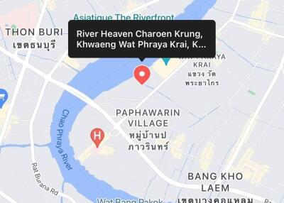 3-BR Condo at River Heaven Chareonkrung in Bang Kho Laem