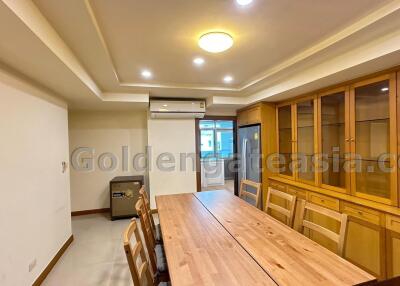 4 Bedrooms partly furnished condo with large private outdoor terrace - Phrom Phong