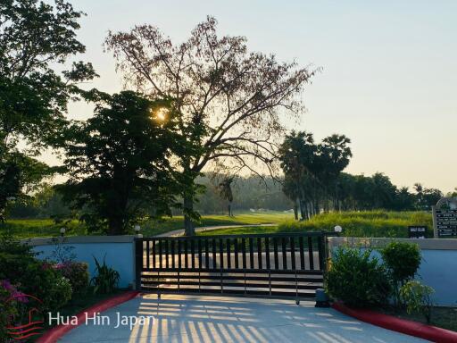 A Grand 3 Bedroom Balinese Style Pool Villa on Large Plot for Sale on Palm Hills Golf Course