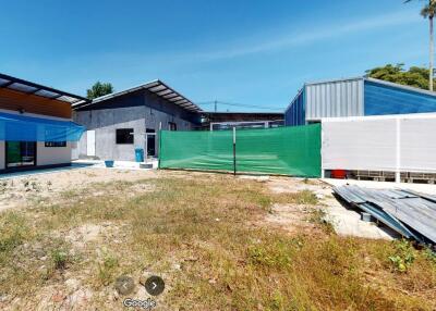 Outdoor view of construction site