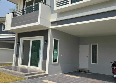 Single house for rent, 3 bedrooms, at Supalai Parkville, Hang Dong.