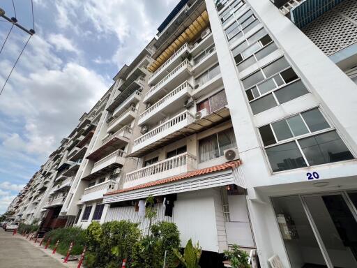 Exterior view of a multi-story residential building