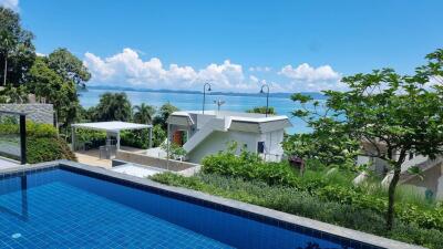 Ocean view from outdoor pool area