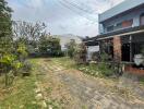 Outdoor area with garden and house